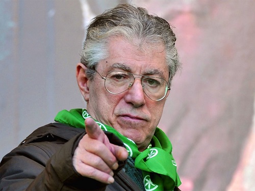 Umberto Bossi venerdì a Genova