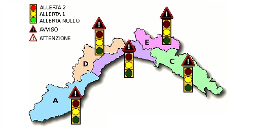 Maltempo, allerta 1 in Liguria: forti temporali fino a lunedì