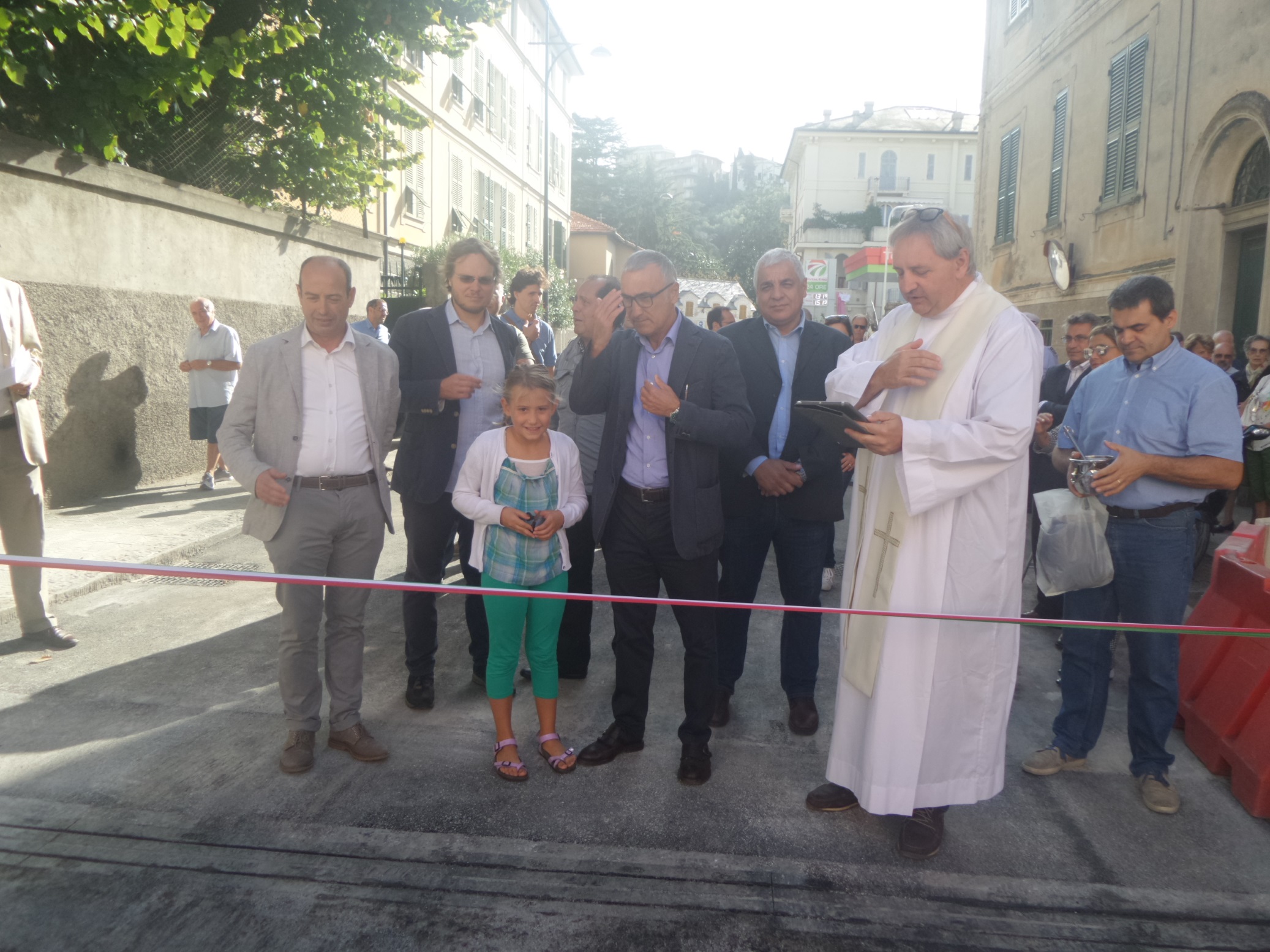 Chiavari: inaugurato il ponte di via Castagnola