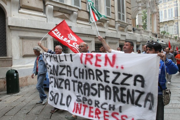 Lavori in appalto acqua e gas: sciopero domani a Genova