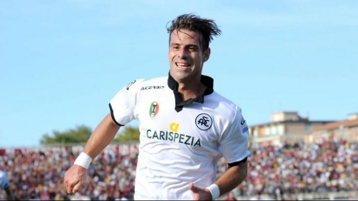 Spezia, Calaiò gol: la rete dell'arciere stende la Ternana 