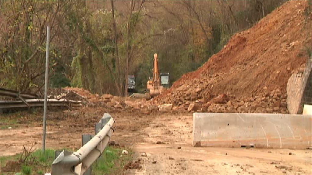 Frana delle Ferriere, partita la costruzione del nuovo muro di sostegno