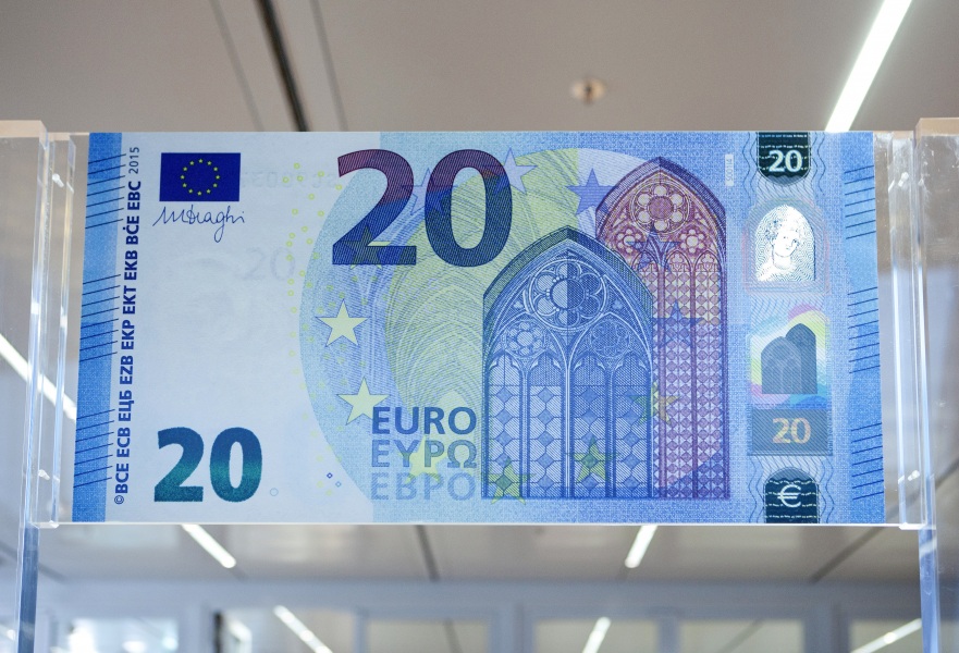 Arriva la nuova banconota da 20 euro