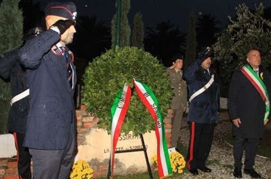 Berrino a Sanremo per la commemorazione dei caduti di Nassiriya