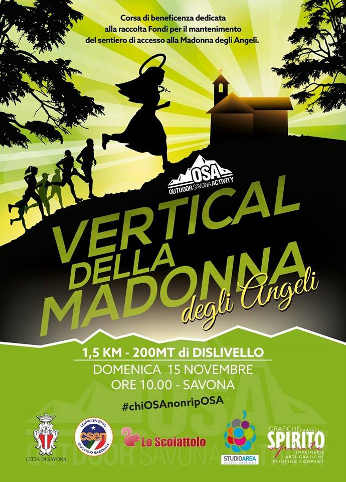 Domenica a Savona il Vertical della Madonna