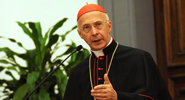 Il cardinale Bagnasco: 