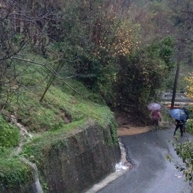 Dopo le frane di ieri sera riaperte le strade per il Santuario della Madonna della Guardia e il passo della Scoglina