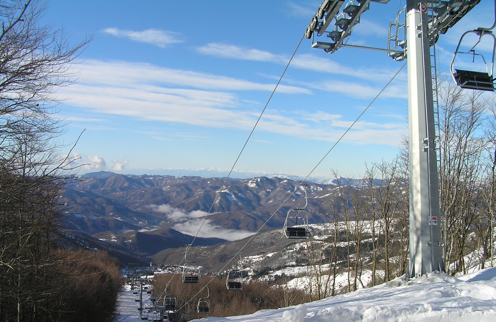 Prima neve a Santo Stefano d'Aveto