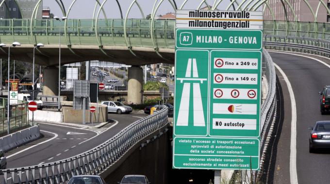 A7 Genova-Serravalle: mercoledì notte chiusa l'uscita di Vignole-Arquata