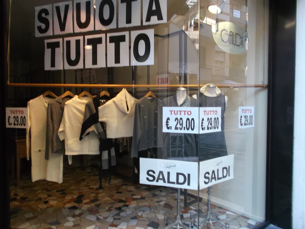 All'interno dei saldi stagionali, in Liguria parte lo 