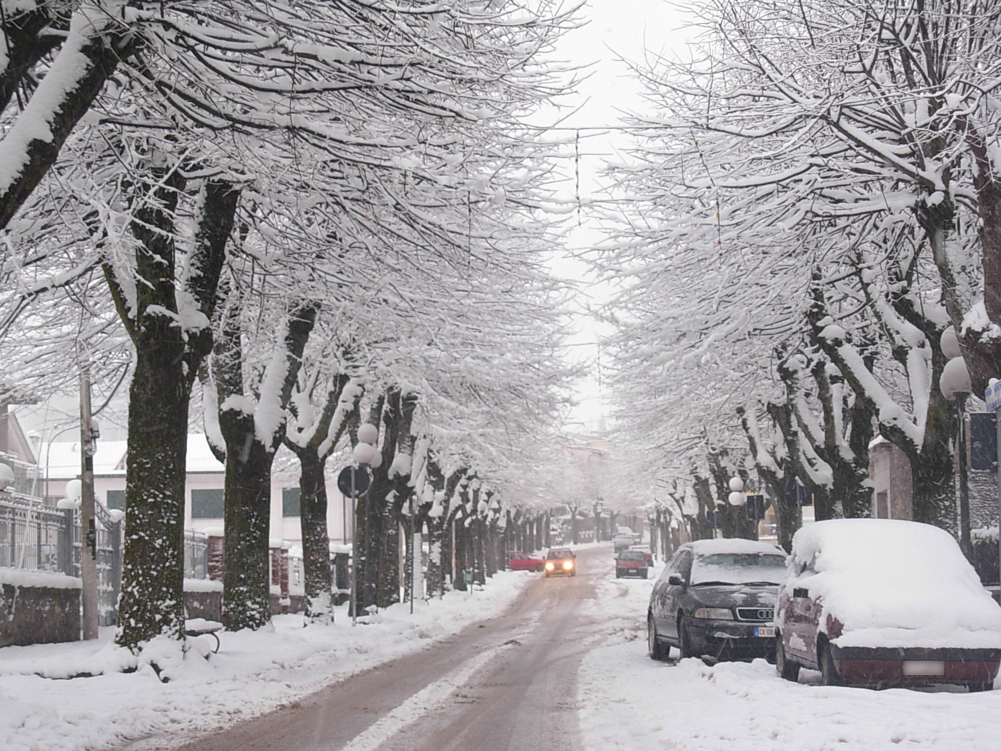 Prima neve mista ad acqua sulle autostrade di valico A6 e A7