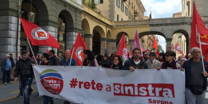 Crisi cooperative savonesi, Rete a sinistra: 