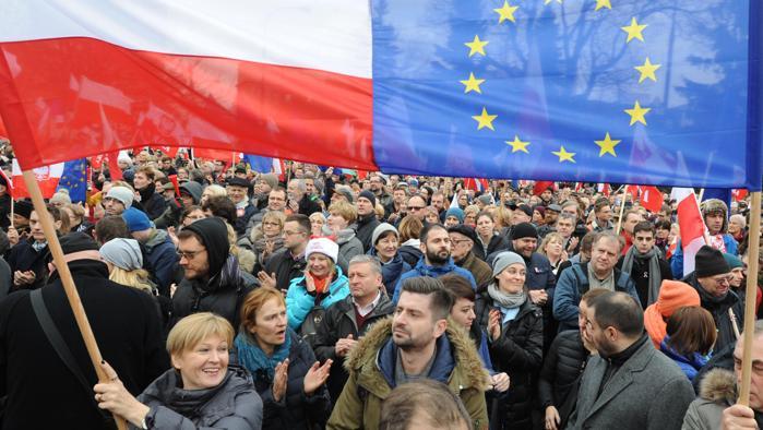 Polonia in piazza contro il Governo 