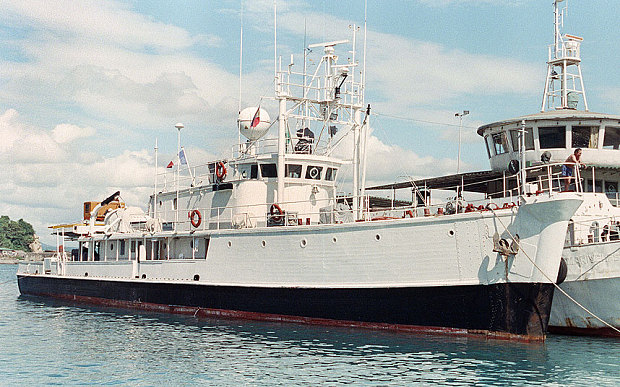 Nave di Cousteau a Genova per il restauro totale 