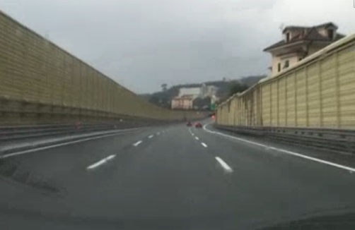 Allerta gialla, A10: piove ma traffico regolare verso Savona 