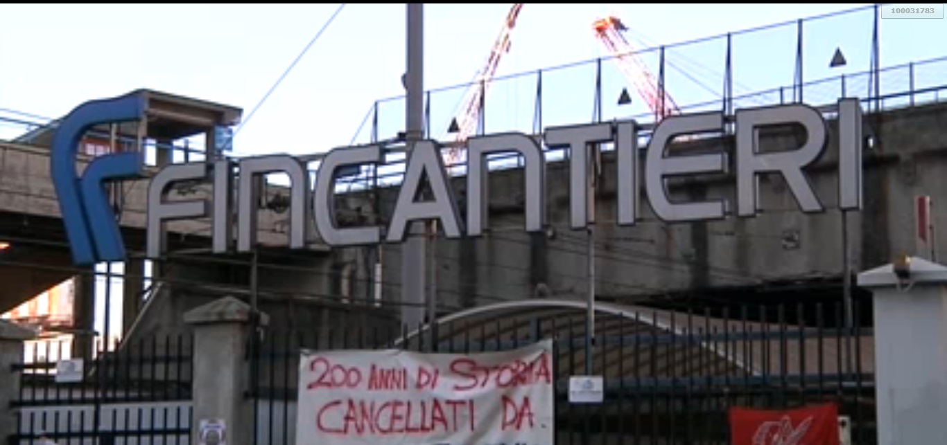 Fincantieri, disservizi in mensa: protesta a Sestri Ponente