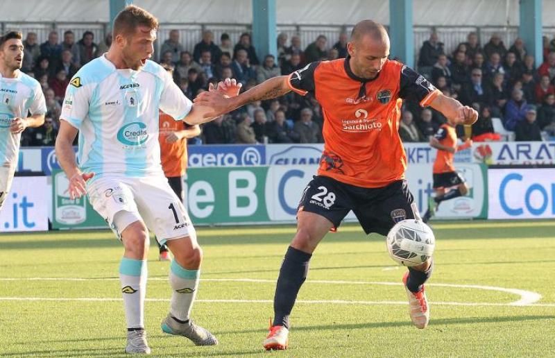 Entella, altra spinta verso i playoff: Latina battuto 1-0 