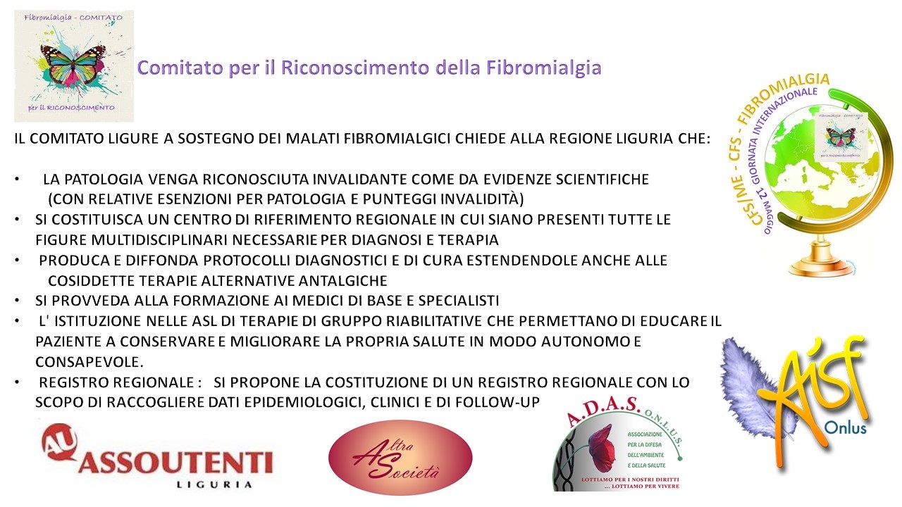 Il 12 Maggio a Genova, giornata internazionale per la Fibromalgia