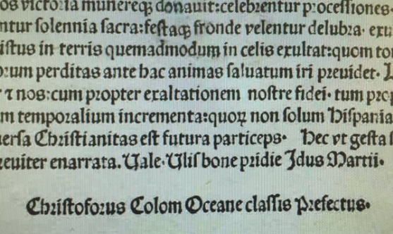 Recuperata la lettera con cui Colombo annunciò la scoperta dell'America