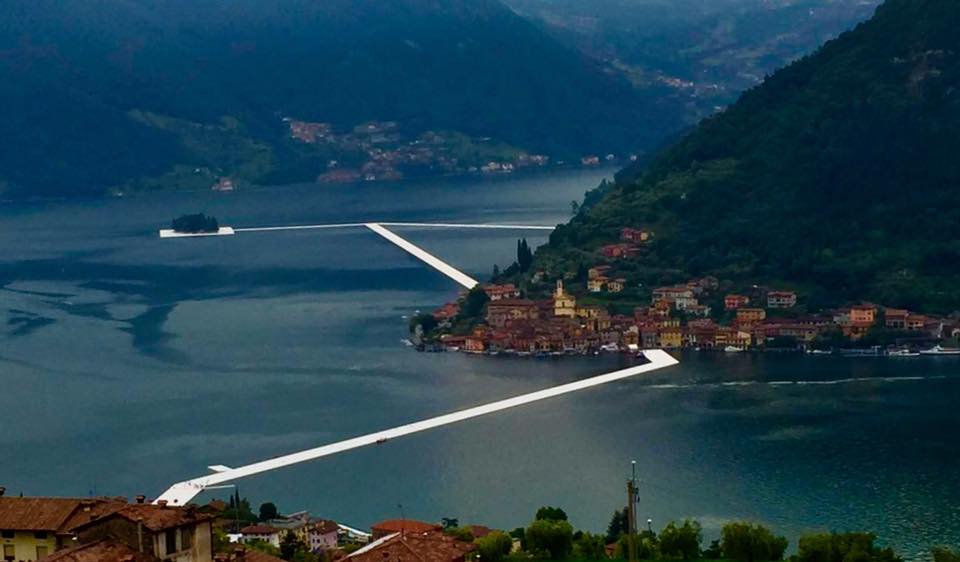 Inaugurata passerella sul lago d'Iseo