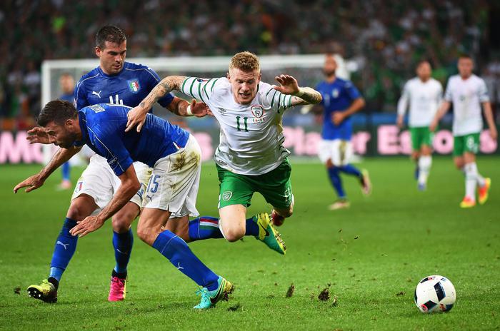 Euro 2016, L'Eire batte l'Italia e la segue agli ottavi