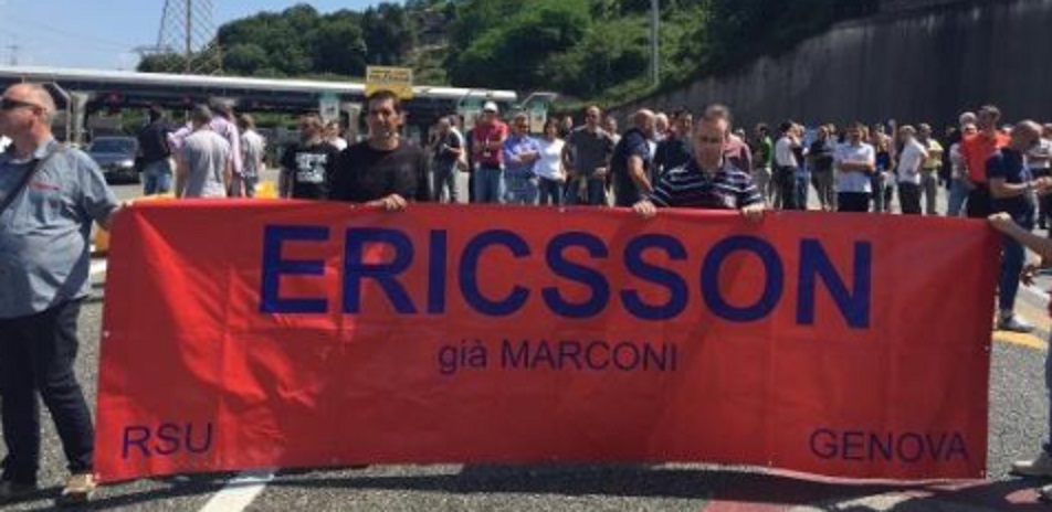 Caso Ericsson, la protesta dei lavoratori finisce sul web con un video 