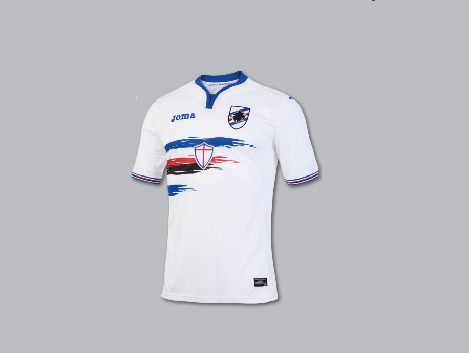 Sampdoria, presentate le nuove maglie: 'pennellate' inedite sulla seconda divisa