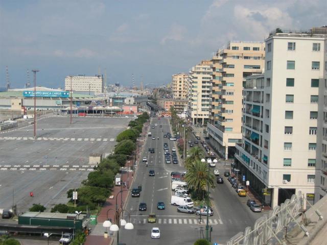 I detriti del Bisagno diventeranno una barriera per piazzale Kennedy