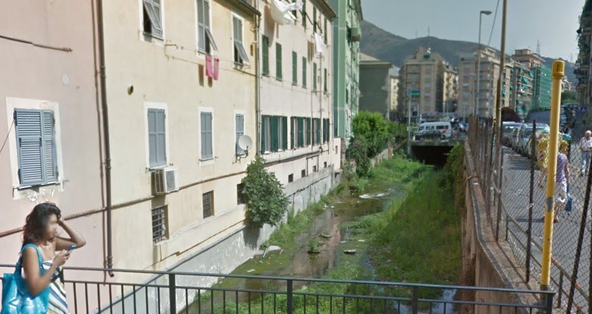 Sestri Ponente, sversamento nel rio Ruscarolo: 