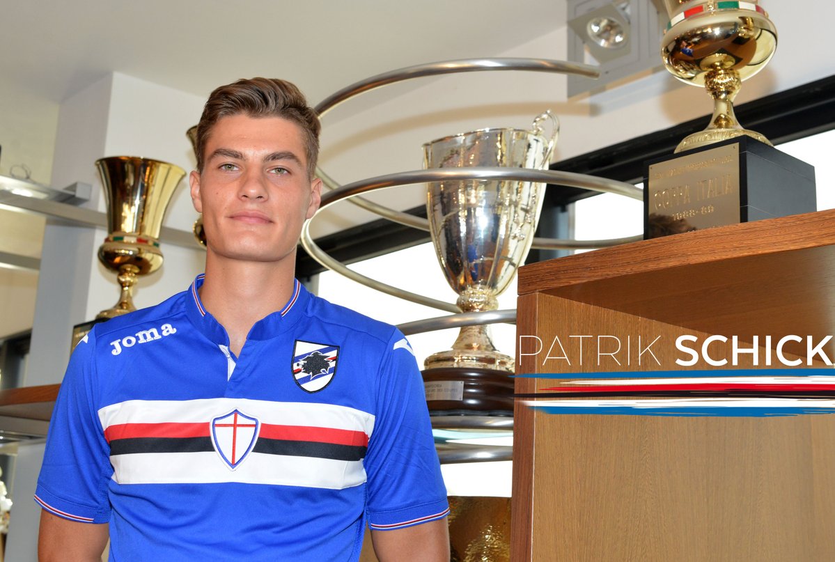 Sampdoria, Schick in vantaggio su Praet per sostituire lo squalificato Alvarez 