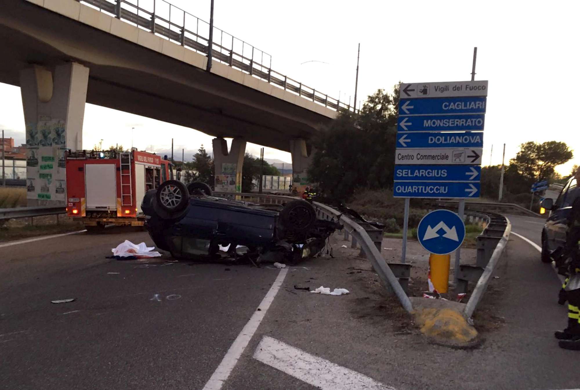 Incidente per l'alta velocità a Cagliari, tre morti e due feriti gravi 