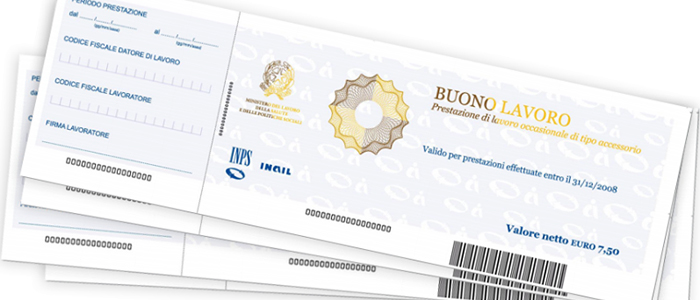 È boom di voucher anche in Liguria: 2,3 milioni venduti da inizio 2016