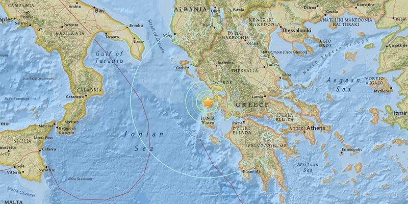 Terremoto di magnitudo 4 in Grecia, scosse avvertite in Puglia