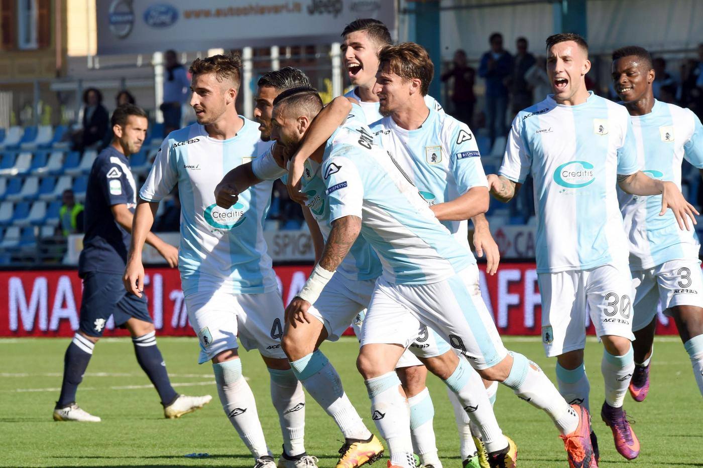 Serie B, super Entella consolida il secondo posto. Lo Spezia perde a Benevento