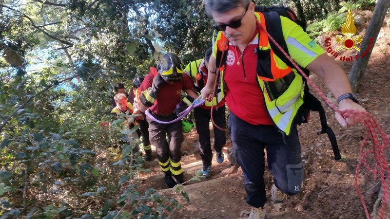 Incidenti in escursione, doppio intervento dei vigili del fuoco nello spezzino