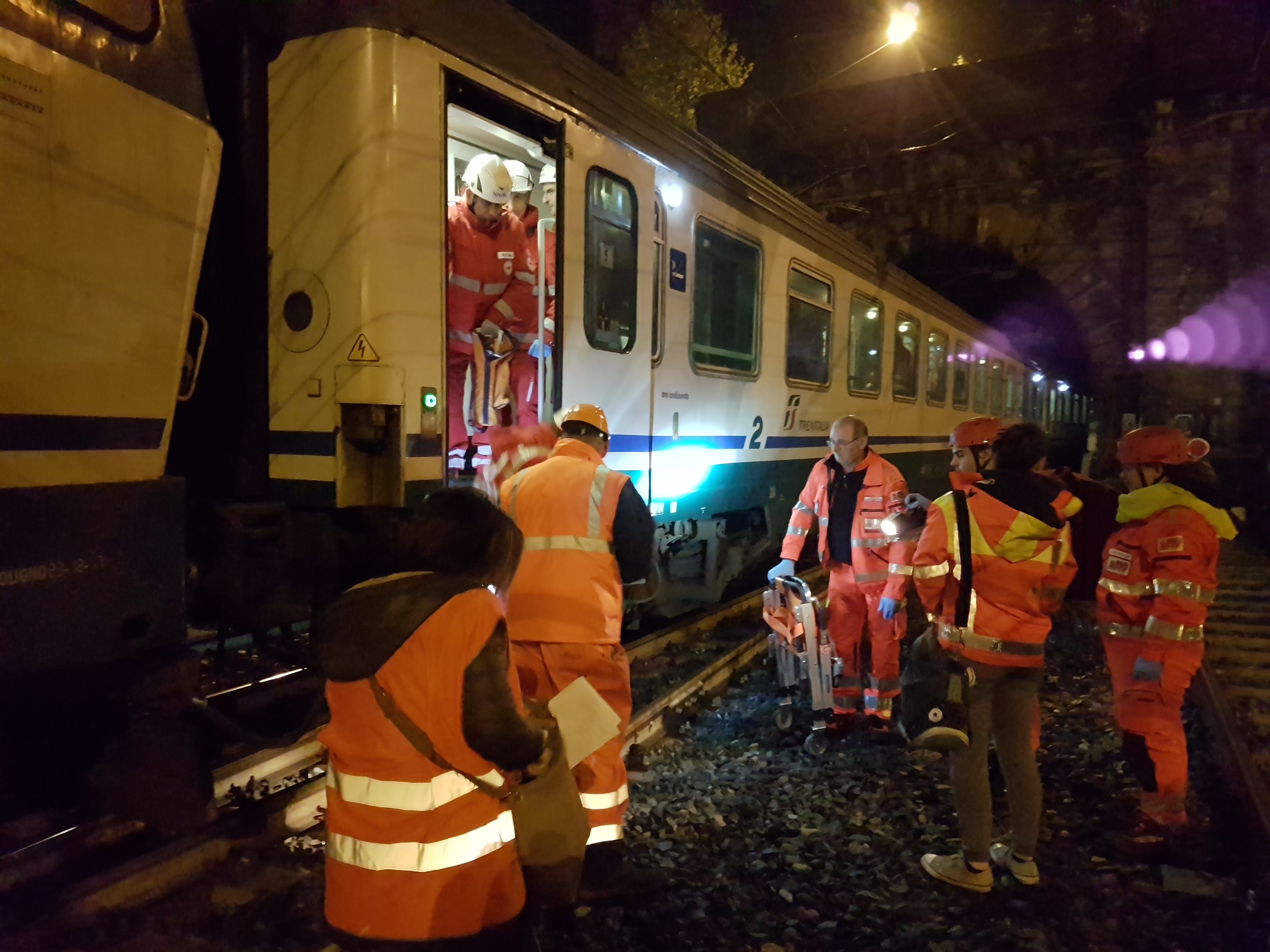 Ferrovie, esercitazione di emergenza nella Galleria 'Ronco'