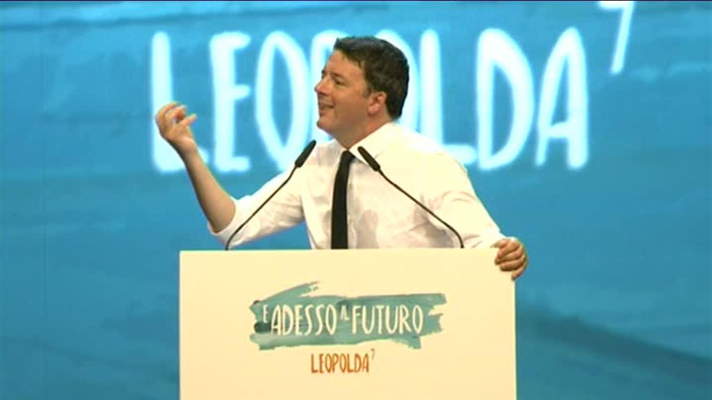 Renzi chiude la Leopolda: 