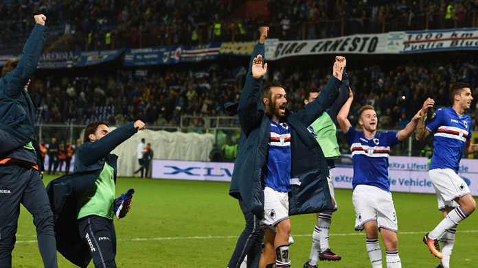 Super Sampdoria, rimonta da brividi: da 0-2 a 3-2, Sassuolo ammutolito