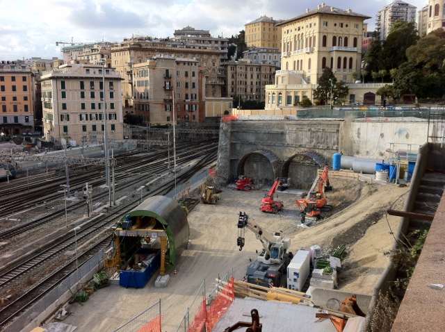 Nodo ferroviario di Genova, allarme edili: 