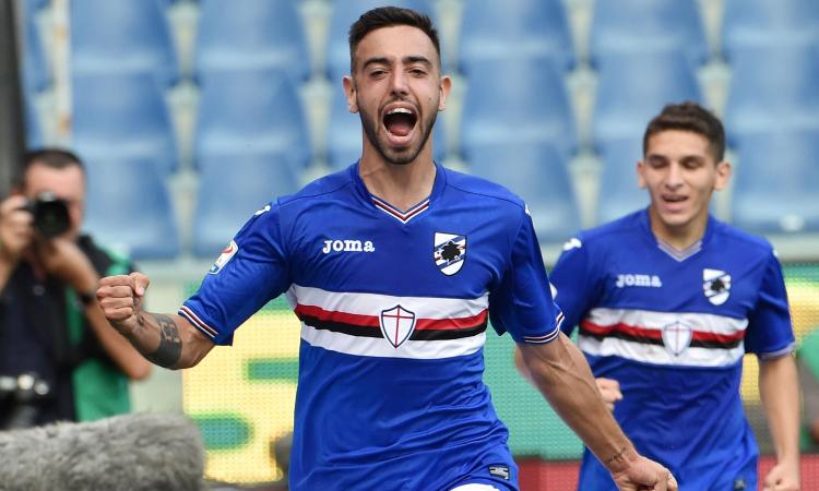 Sampdoria, rientro in gruppo per Bruno Fernandes 