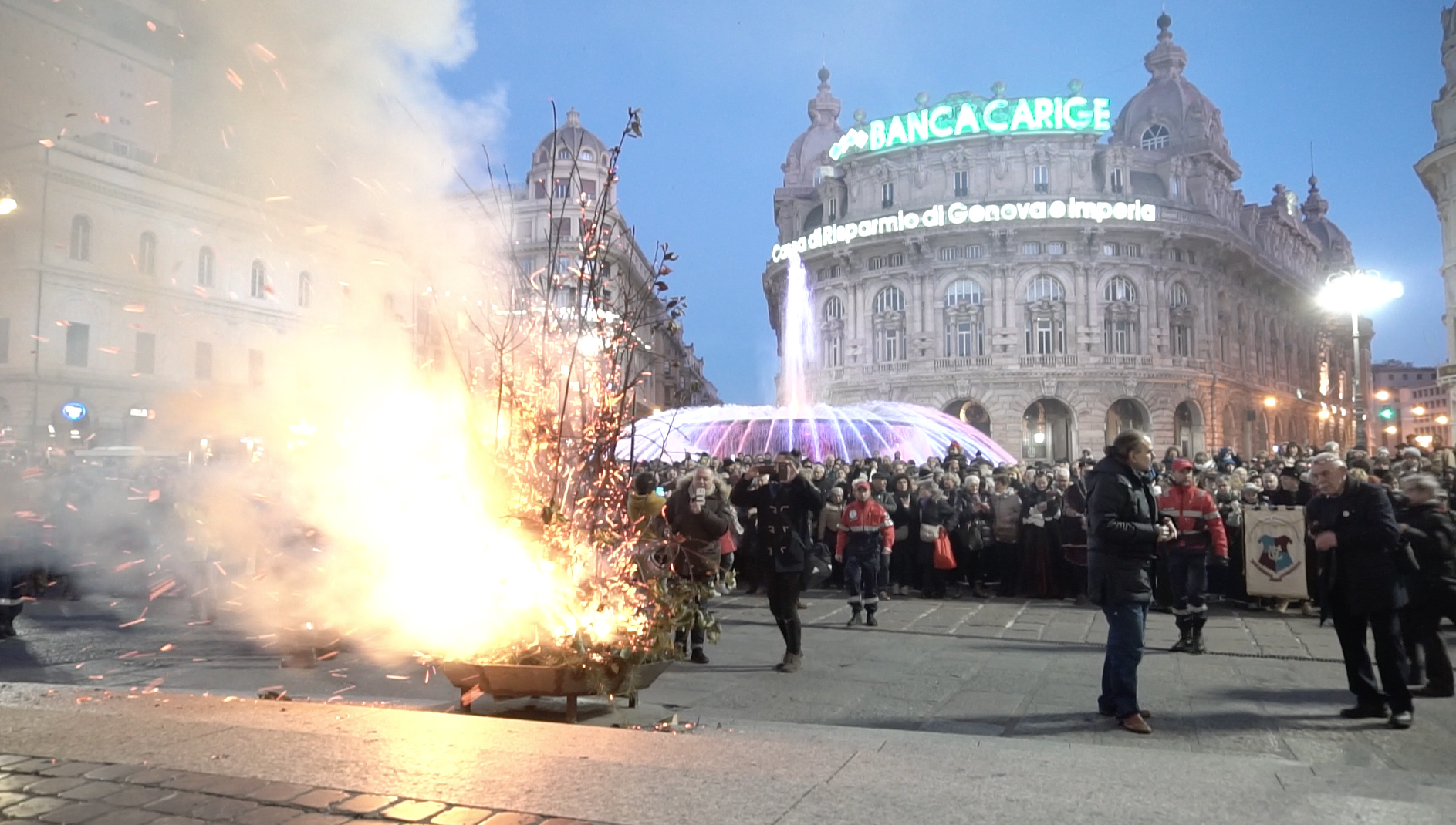 Fiamma dritta di buon auspicio, a Genova la festa del Confeugo