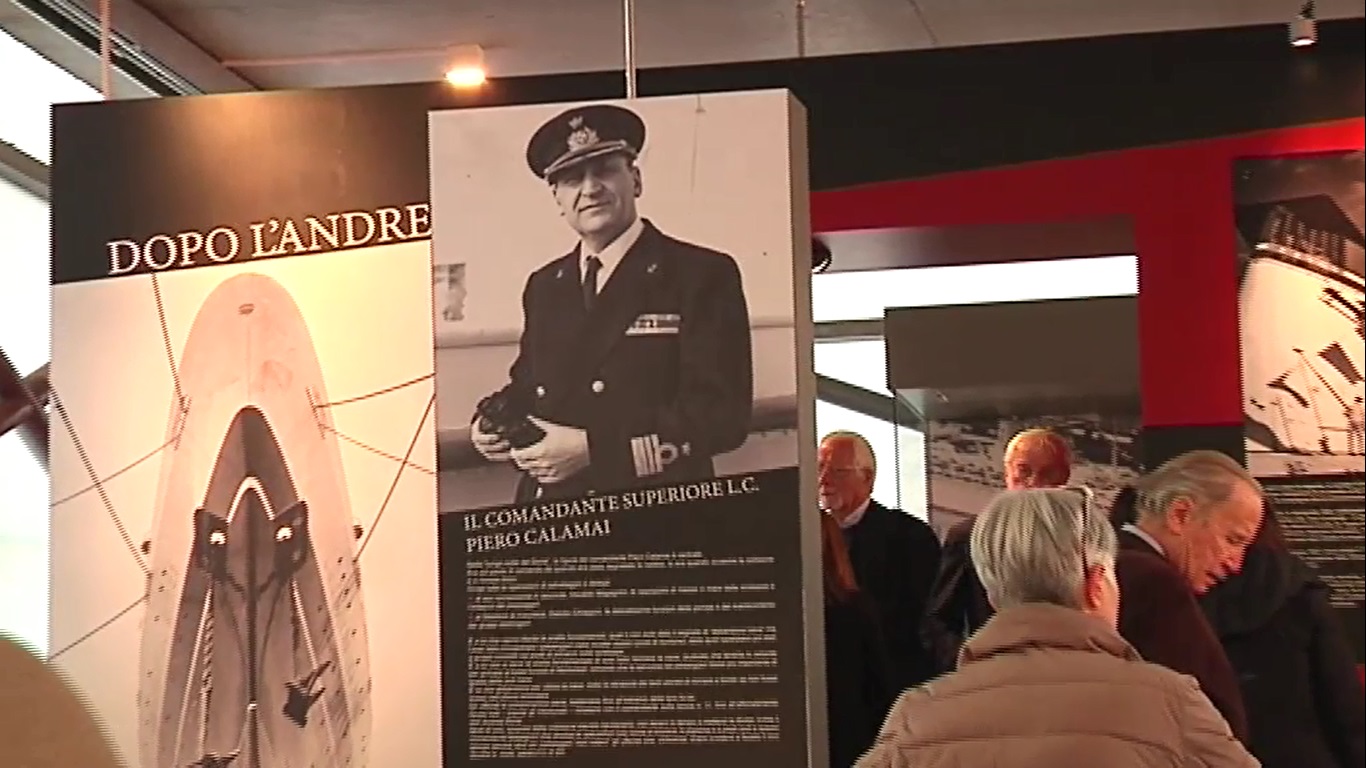 Andrea Doria: la mostra al Museo del Mare apre una sezione su Calamai e l'equipaggio