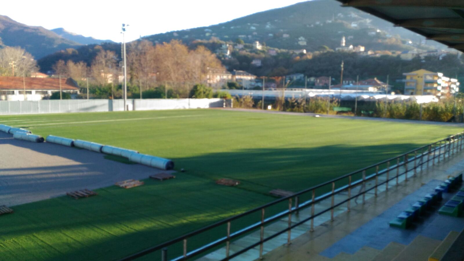 Quasi pronto il campo sportivo di Caperana: l’inaugurazione a metà gennaio 2017