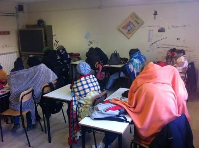 Freddo in classe, nuove proteste nelle scuole del Tigullio 