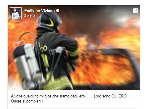 Incendi da Nervi a Pegli, Viviano rende omaggio ai vigili del fuoco: 