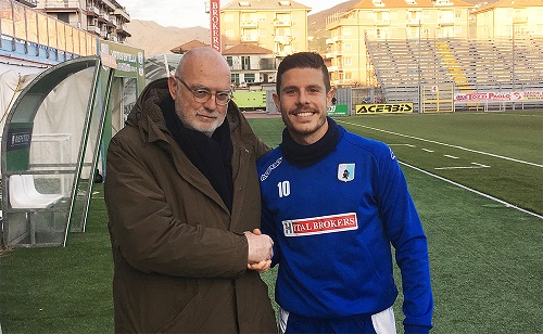 Entella, ufficiale Catellani: l'attaccante arriva a titolo definitivo dallo Spezia