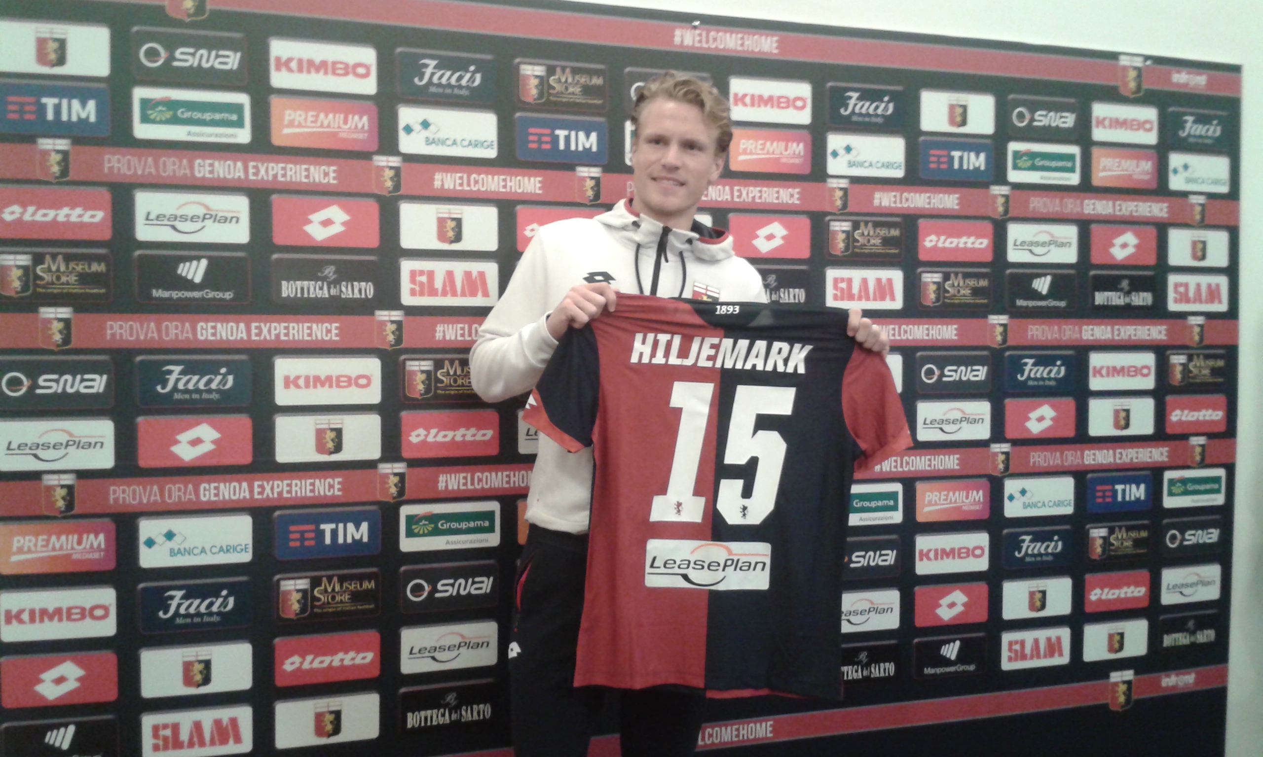 Genoa, il neo acquisto Hiljemark: 