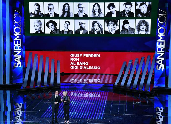 Festival di Sanremo: Giusy Ferreri, Ron, Al Bano e Gigi D'Alessio eliminati tra i big. Lele primo tra i Giovani