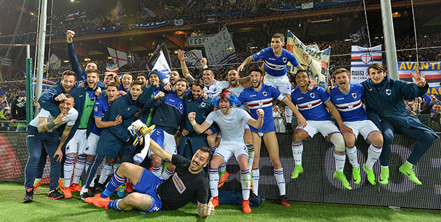 Sampdoria, nel girone di ritorno 18 punti: una marcia da Champions League 