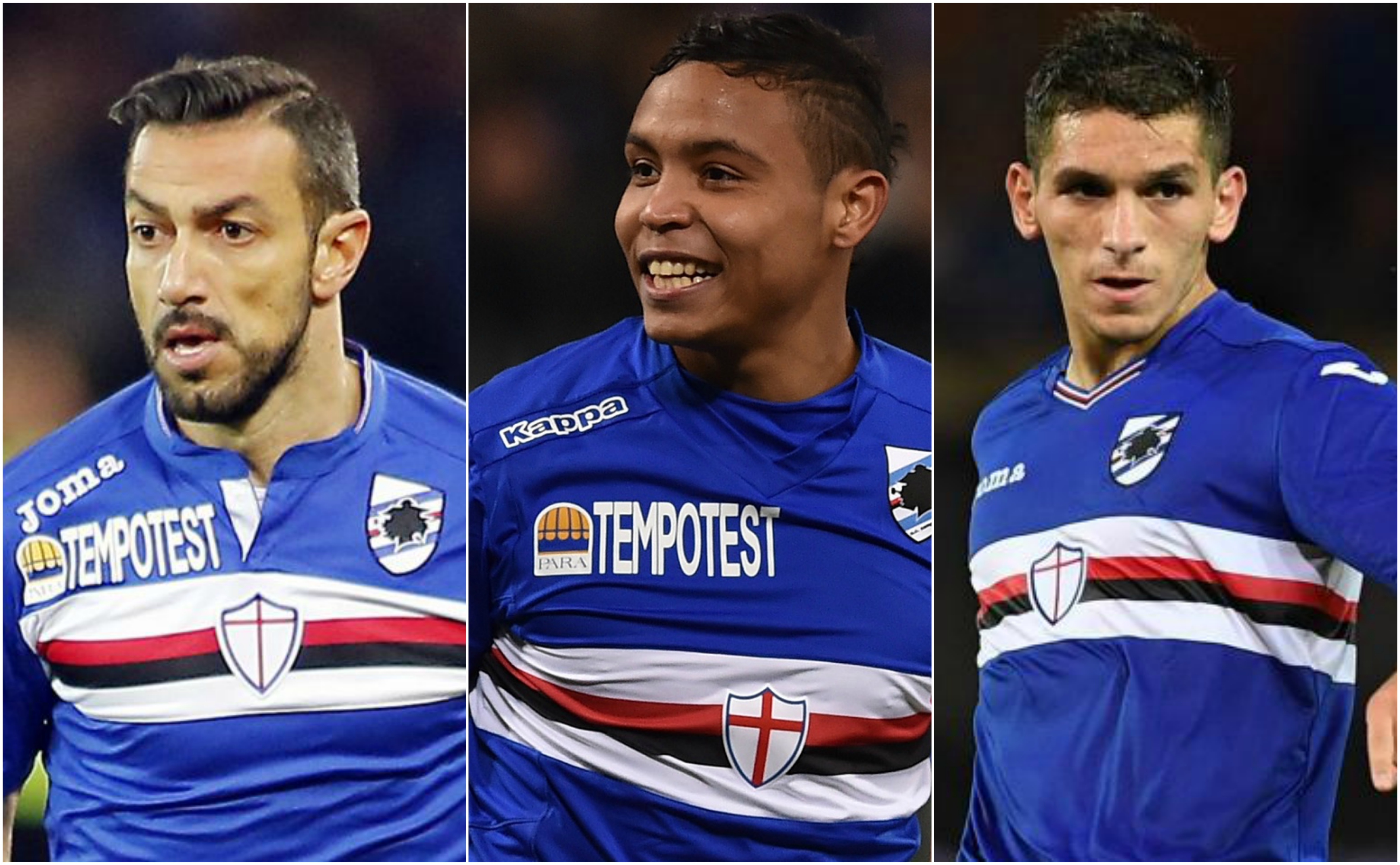 Sampdoria: Torreira, Muriel e Quagliarella al top in serie A